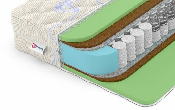 Детский матрас Denwir Baby Spring Middle Foam 16 Детский матрас Denwir Baby Spring Middle Foam 16