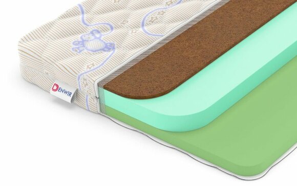 Детский матрас Denwir Baby Springless Eco Foam Hard 9 Детский матрас Denwir Baby Springless Eco Foam Hard 9