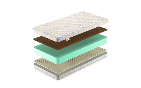 Детский матрас Denwir Baby Springless Eco Hard Soft 16