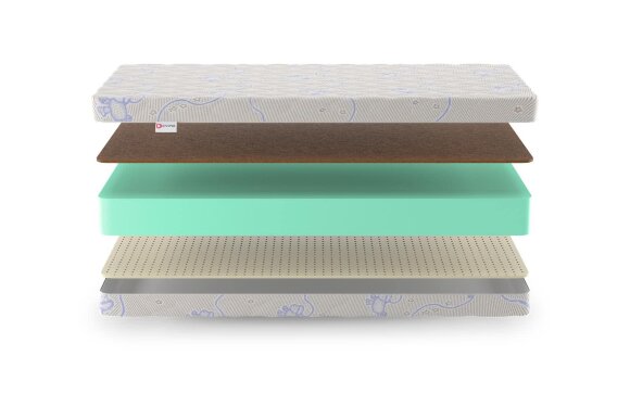 Детский матрас Denwir Baby Springless Eco Hard Soft 16